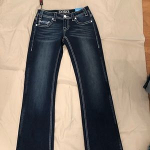 Brand new rock n rolls blue jeans